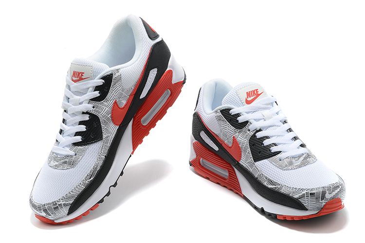 Air Max 90 Topography White University Red