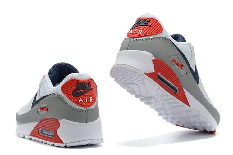 Air Max 90 USA 2021 White Red Grey Black