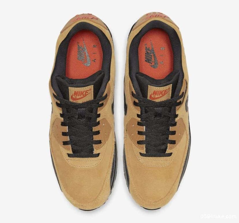 Air Max 90 Wheat Suede Black