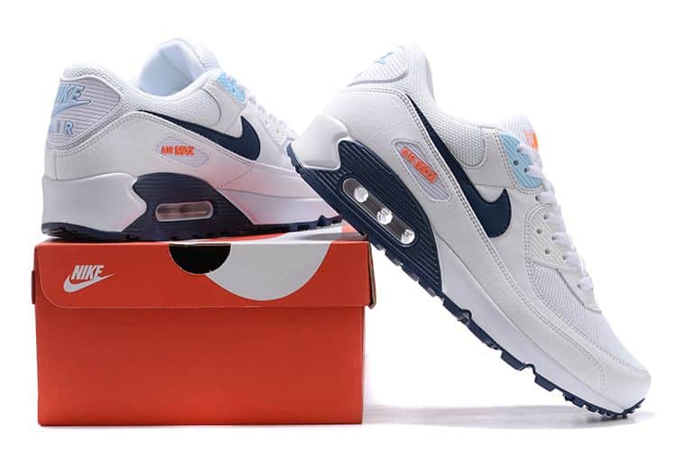 Air Max 90 White Navy