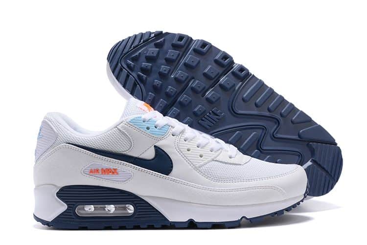 Air Max 90 White Navy