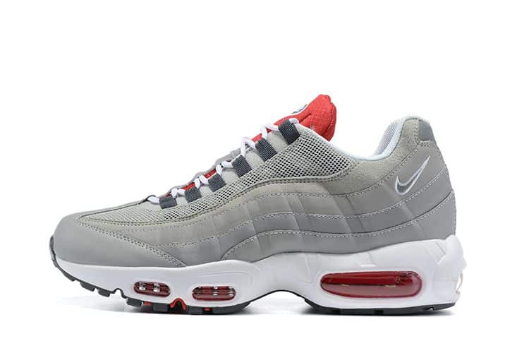 Air Max 95 Grey Navy Crimson