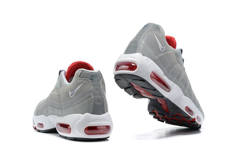 Air Max 95 Grey Navy Crimson