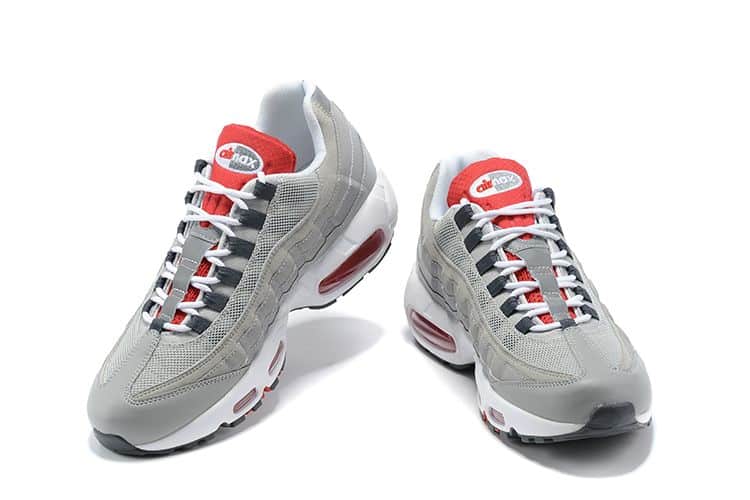 Air Max 95 Grey Navy Crimson
