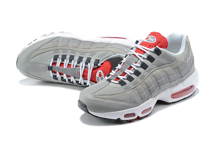 Air Max 95 Grey Navy Crimson