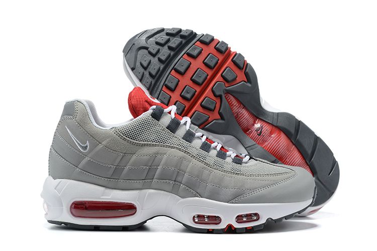 Air Max 95 Grey Navy Crimson
