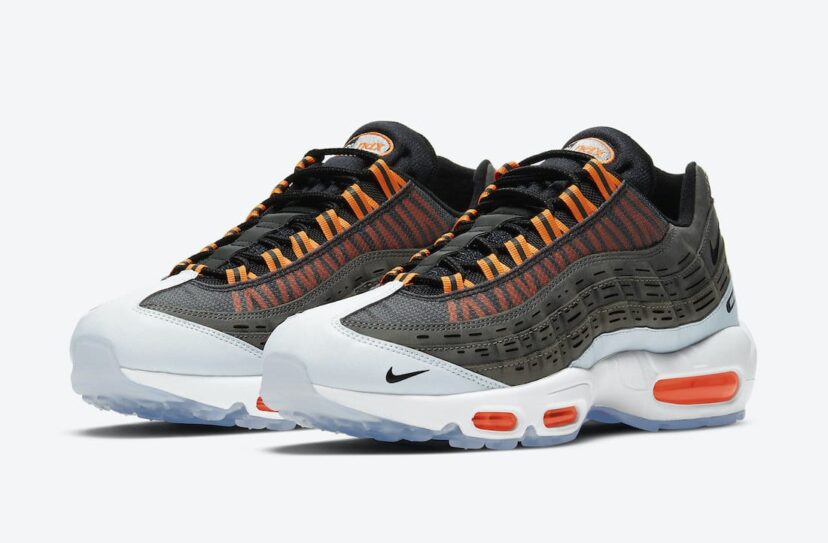 Air Max 95 Kim Jones Black Total Orange