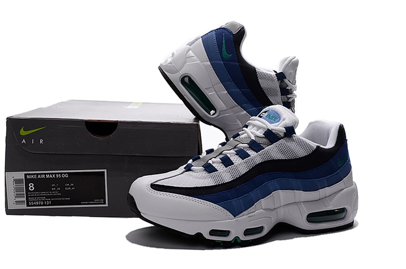 Air Max 95 White Slate Blue