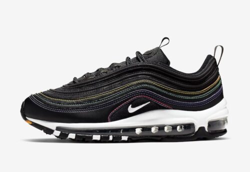 Nike Air Max 97 Black Multi Stitch