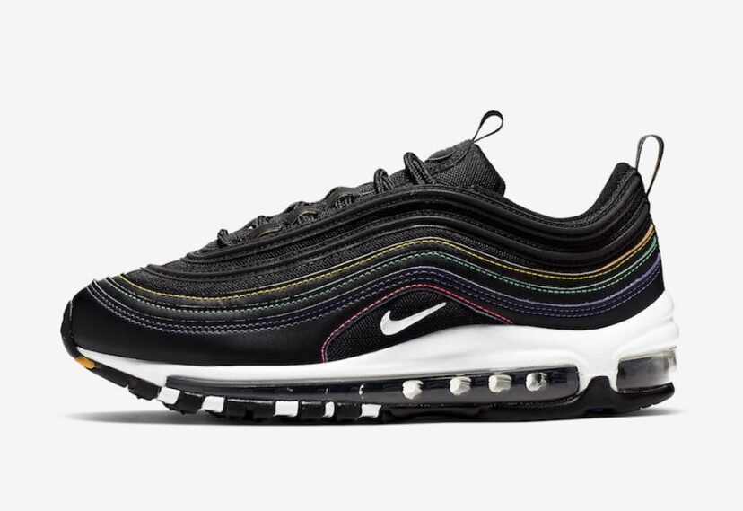 Nike Air Max 97 Black Multi Stitch