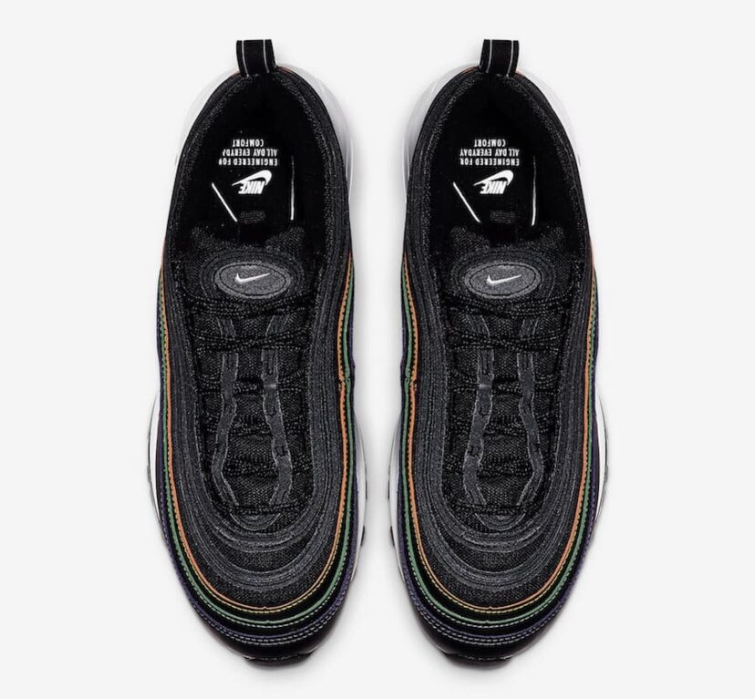 Nike Air Max 97 Black Multi Stitch