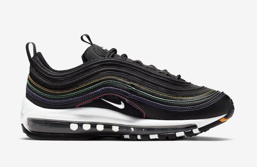 Nike Air Max 97 Black Multi Stitch