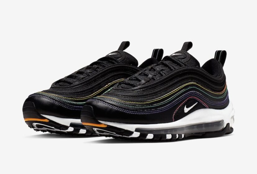 Nike Air Max 97 Black Multi Stitch