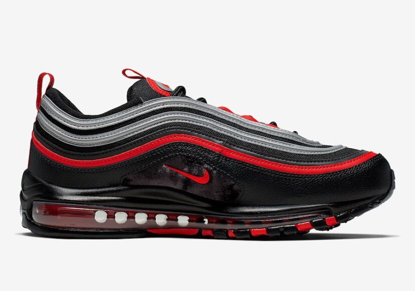 Nike Air Max 97 Black Red Silver