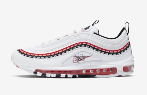 Nike Air Max 97 Sketch Logo White Black Red