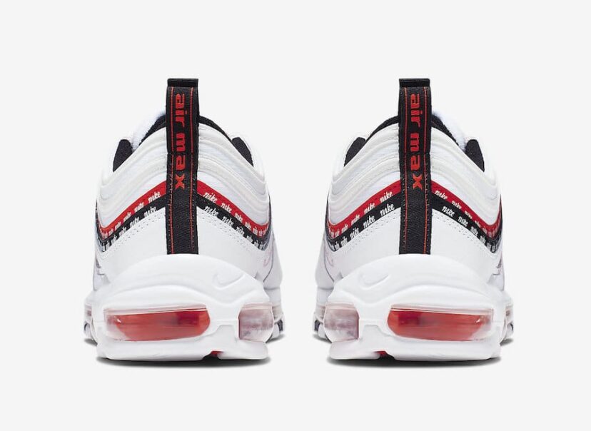 Nike Air Max 97 Sketch Logo White Black Red
