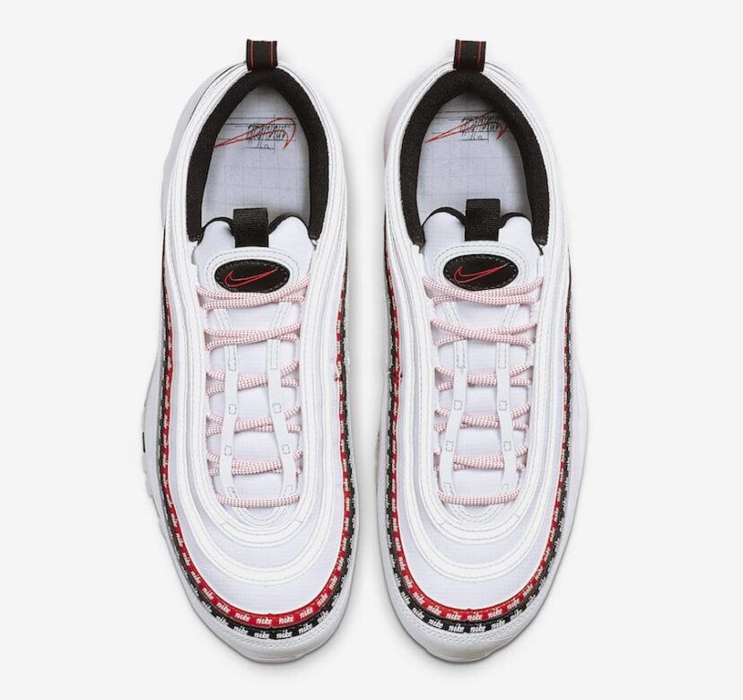 Nike Air Max 97 Sketch Logo White Black Red