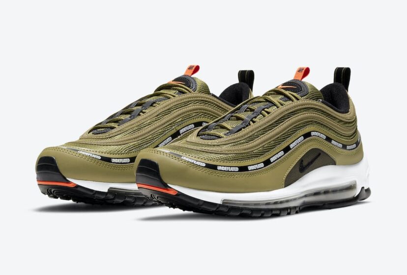 Nike Air Max 97 Undefeated Black Militia Green
