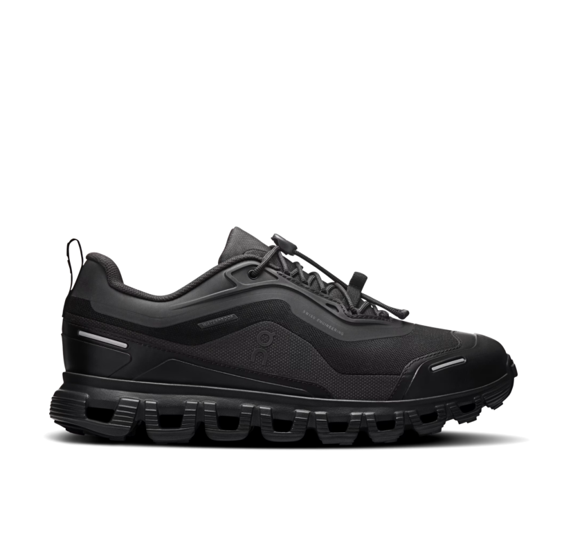 ON Women's Cloud 6 Geo Waterproof Black/Black