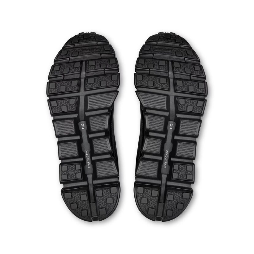 ON Women's Cloud 6 Geo Waterproof Black/Black