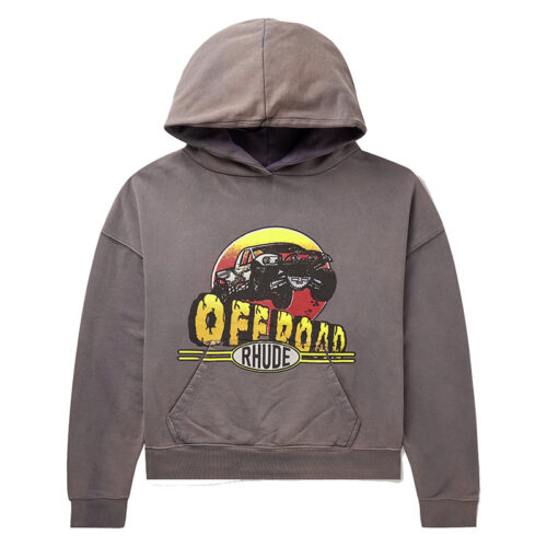 RHUDE Gray 'Off Road' Hoodie