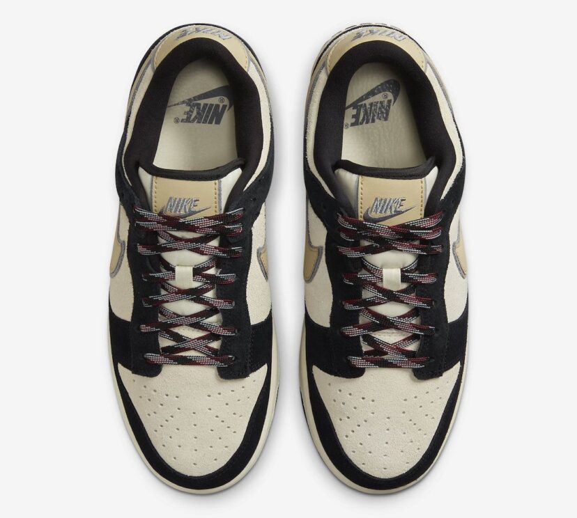 Dunk Low Black Suede Team Gold