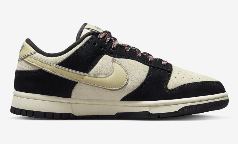 Dunk Low Black Suede Team Gold