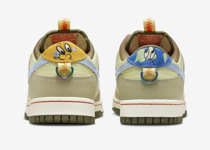 Dunk Low Cartoon Yellow Tan Blue