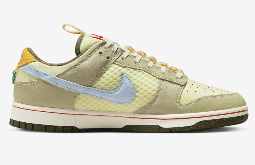Dunk Low Cartoon Yellow Tan Blue