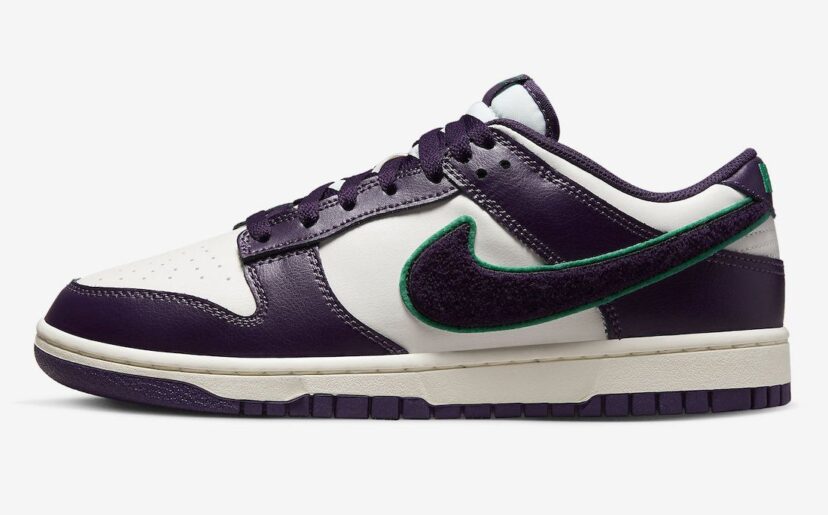 Dunk Low Chenille Swoosh Sail Grand Purple
