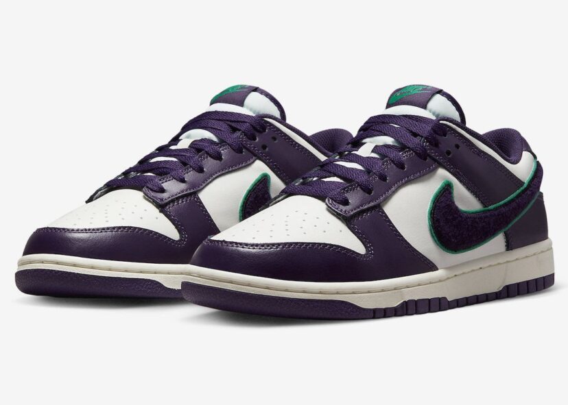 Dunk Low Chenille Swoosh Sail Grand Purple