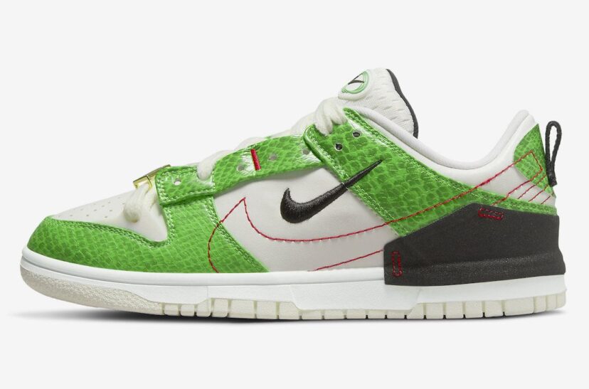 Dunk Low Disrupt 2 Just Do It Snakeskin Green