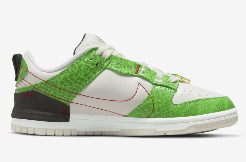 Dunk Low Disrupt 2 Just Do It Snakeskin Green