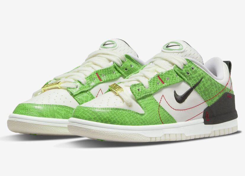 Dunk Low Disrupt 2 Just Do It Snakeskin Green