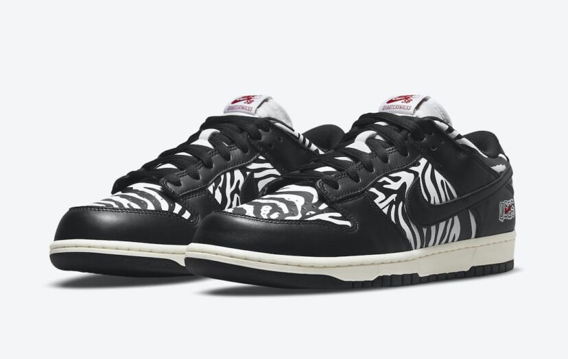 Dunk Low OG QS Quartersnacks Zebra