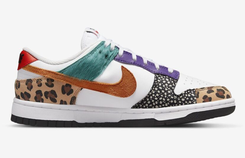 Dunk Low Patchwork Safari Mix