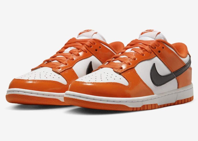 Dunk Low Patent Halloween Orange