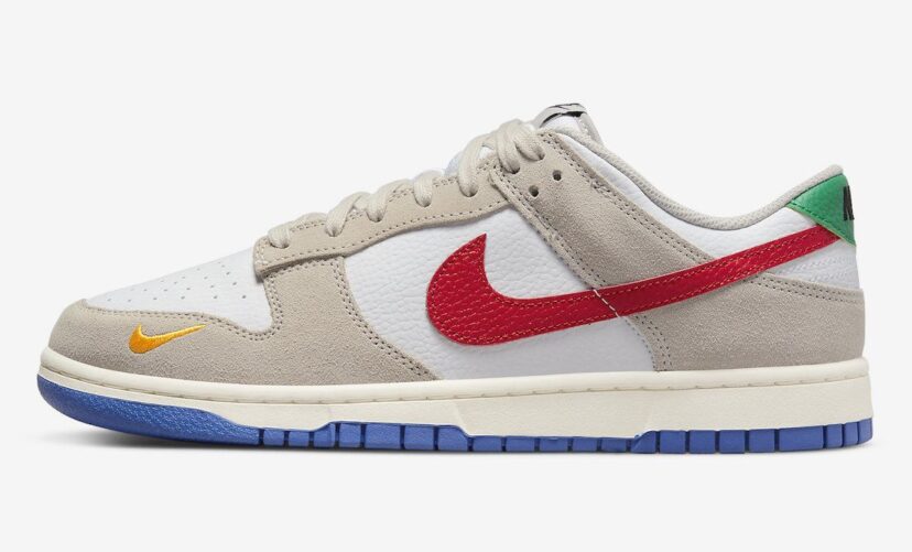 Dunk Low Light Iron Ore Red Blue