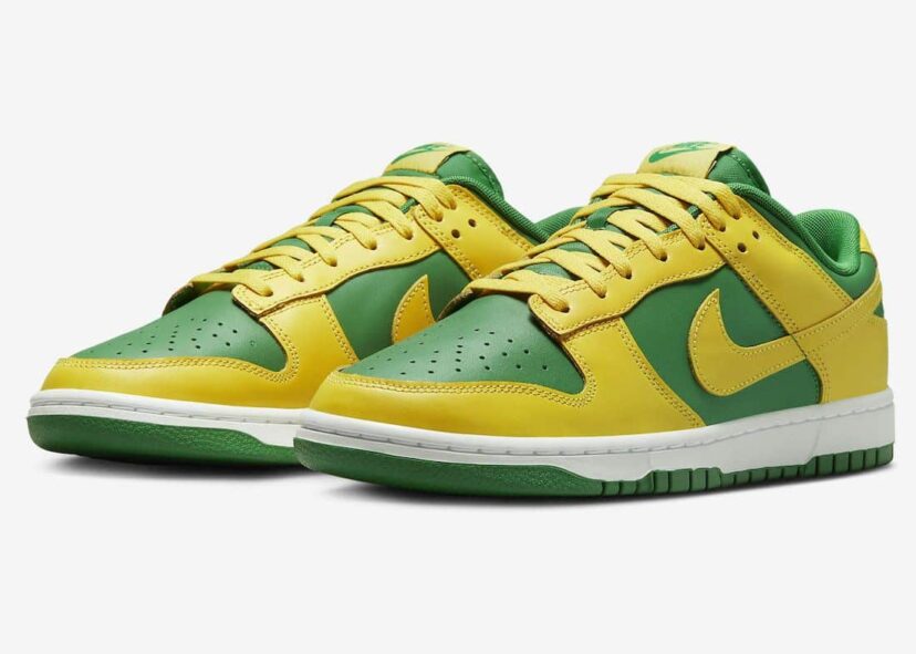 Dunk Low Reverse Brazil Green Yellow
