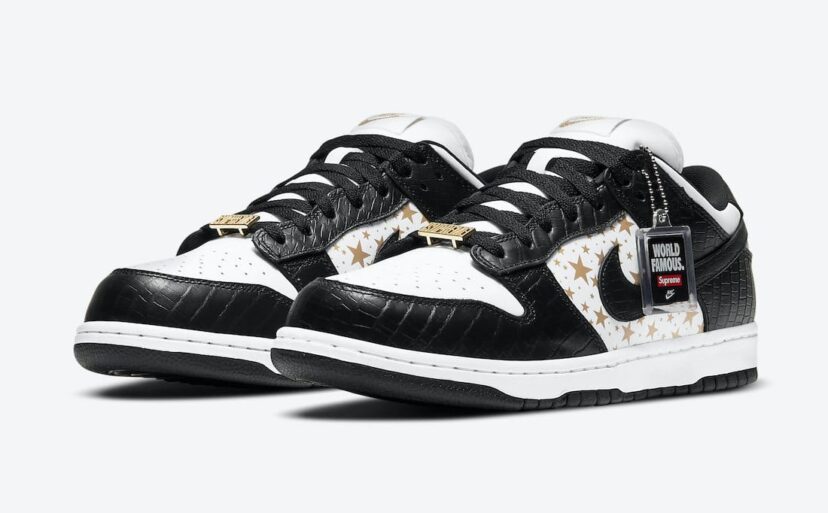 Dunk Low Supreme Stars Black