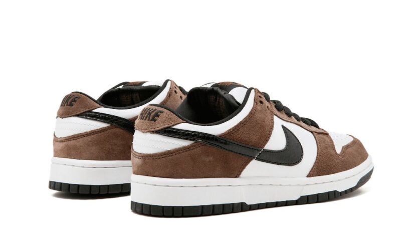 Dunk Low White Black Trail End Brown