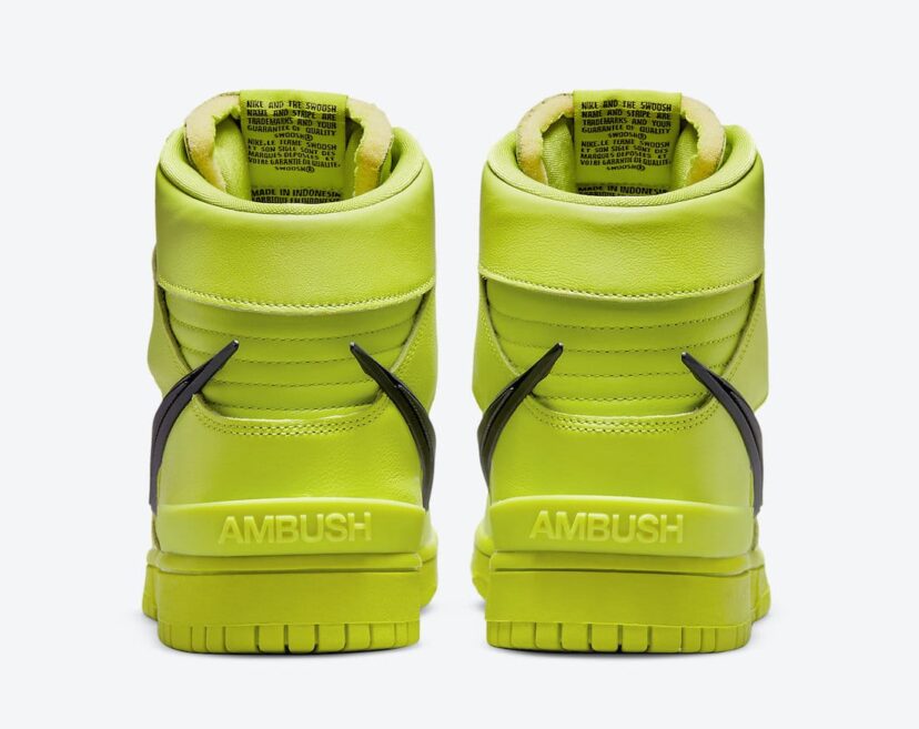 Dunk High AMBUSH Flash Lime