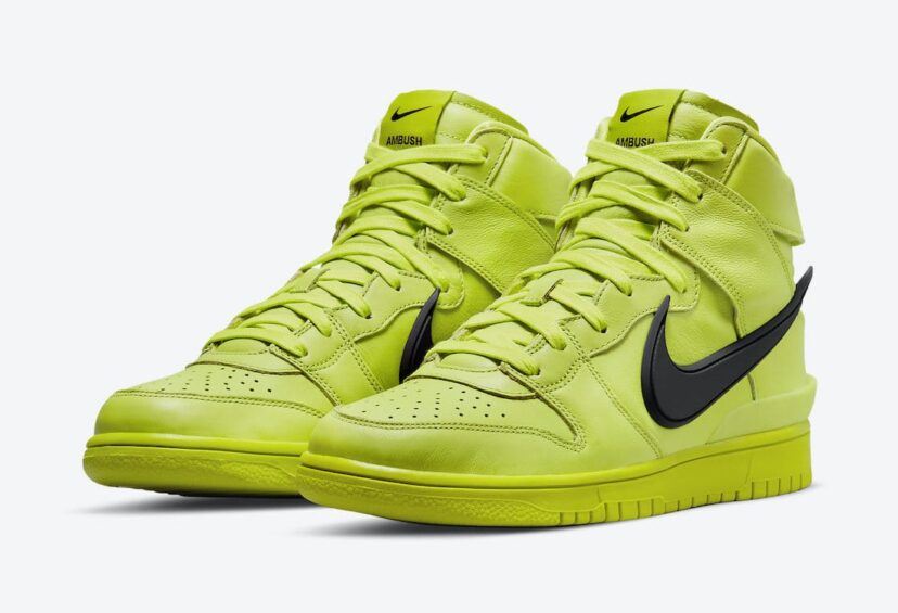 Dunk High AMBUSH Flash Lime