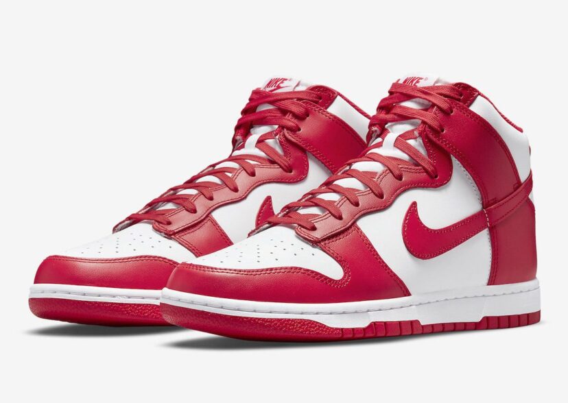 Dunk High Championship White Red
