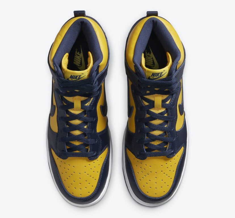Dunk High Michigan (2020) Navy Yellow