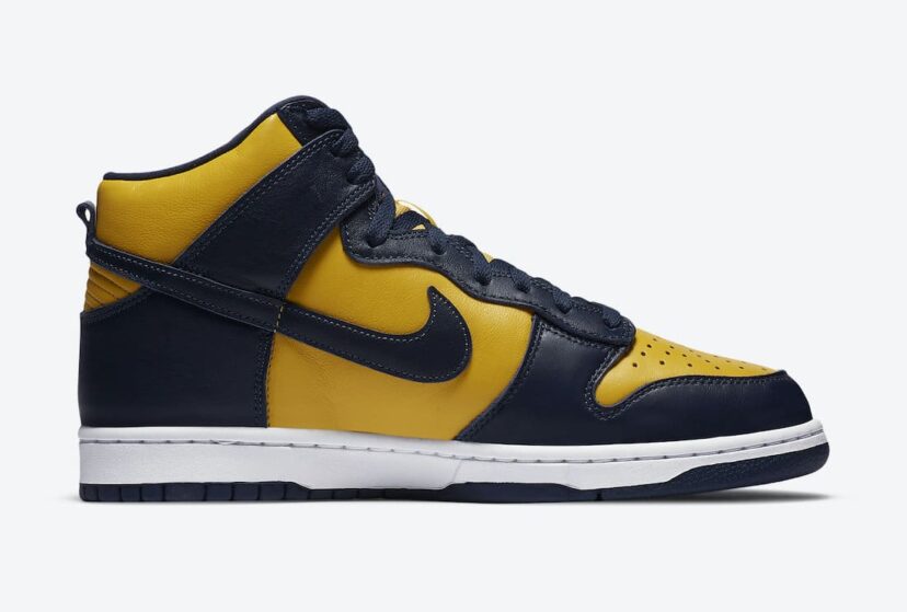 Dunk High Michigan (2020) Navy Yellow