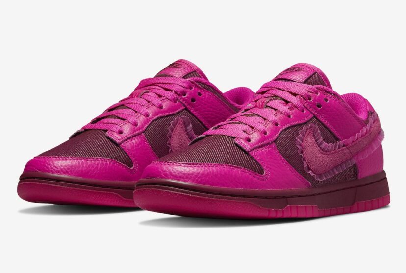 Dunk Low WMNS Valentine’s Day Team Red Pink
