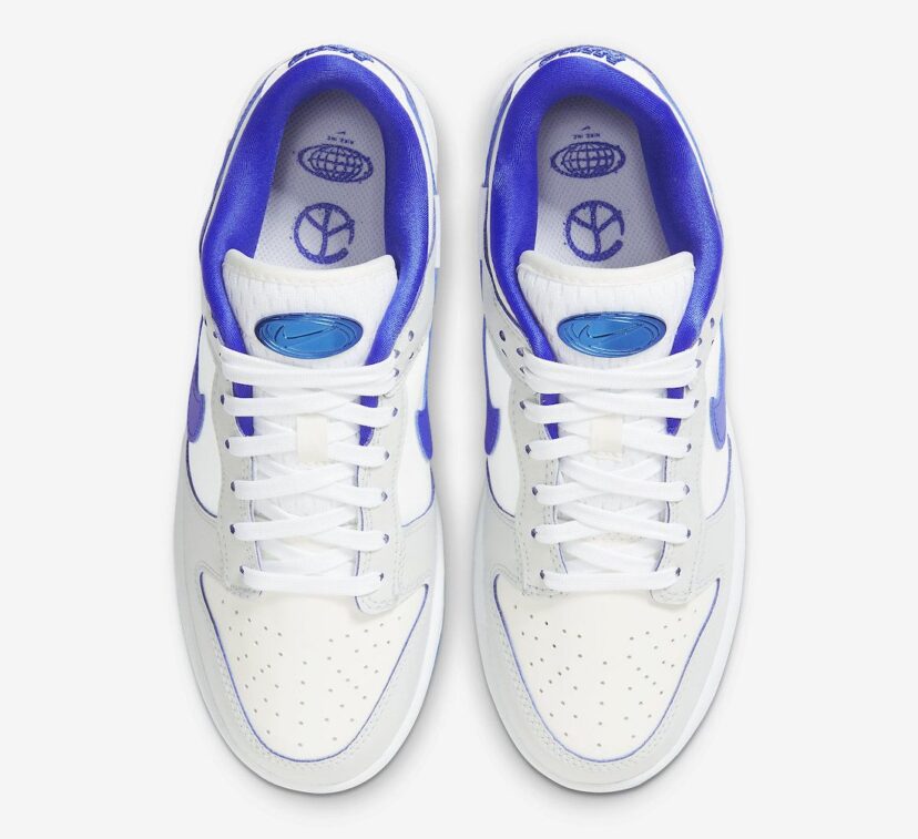 Dunk Low Worldwide White Royal Blue
