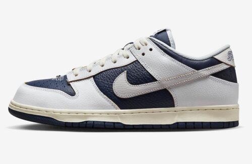 HUF x Dunk Low NYC White Navy Blue