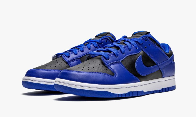 Nike Dunk Low Retro Black Hyper Cobalt 2021